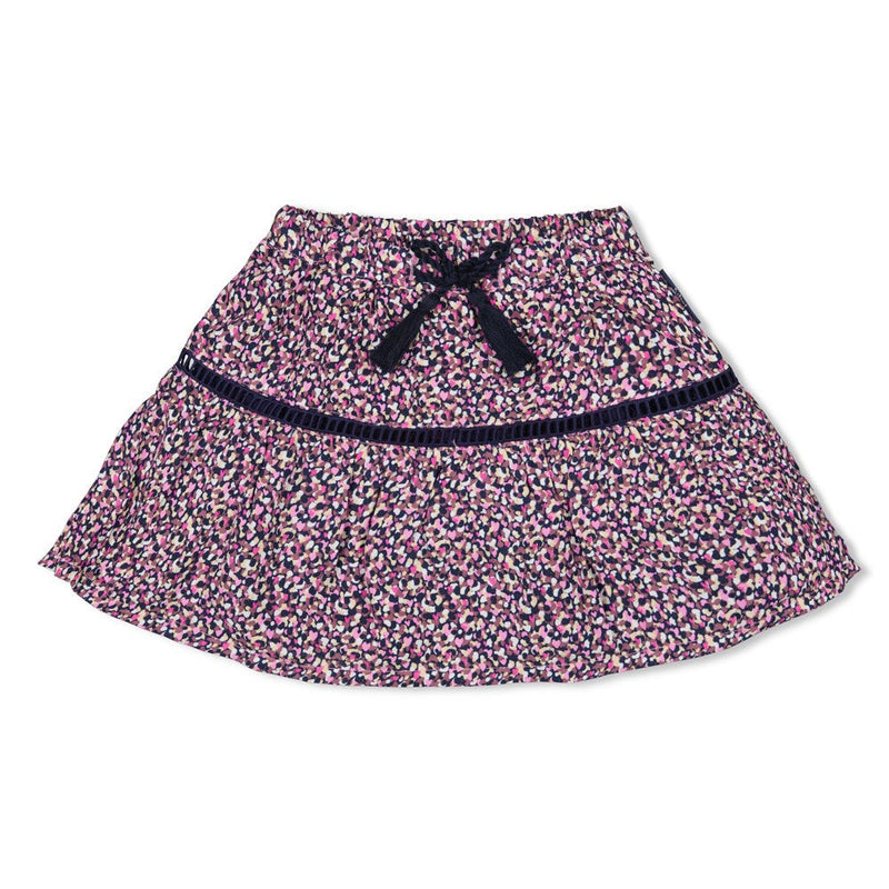 Meisjes Rok AOP - Dream About Summer van Jubel in de kleur Marine in maat 128.