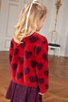 Meisjes Pailetten rok - Daily Princess van Jubel in de kleur Bordeaux in maat 128.