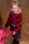 Meisjes Pailetten rok - Daily Princess van Jubel in de kleur Bordeaux in maat 128.