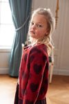 Meisjes Pailetten rok - Daily Princess van Jubel in de kleur Bordeaux in maat 128.