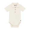 Jongens Body Collar van Daily7 Newborn in de kleur Off White in maat 68.
