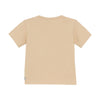 Jongens T-shirt Pocket van Daily7 Newborn in de kleur Latte Sand in maat 68.
