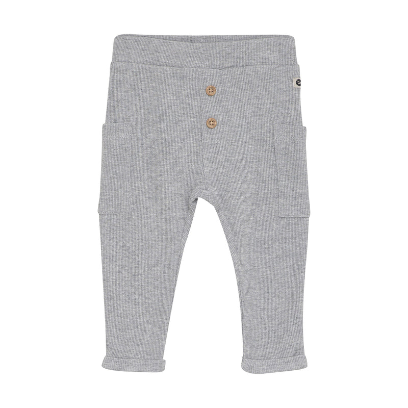 Jongens Cargo Jog Pants van Daily7 Newborn in de kleur Medium Grey Melange in maat 68.