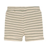 Jongens Shorts Striped van Daily7 Newborn in de kleur Off White in maat 68.