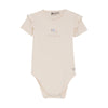 Meisjes Body Ruffle van Daily7 Newborn in de kleur Off White in maat 68.