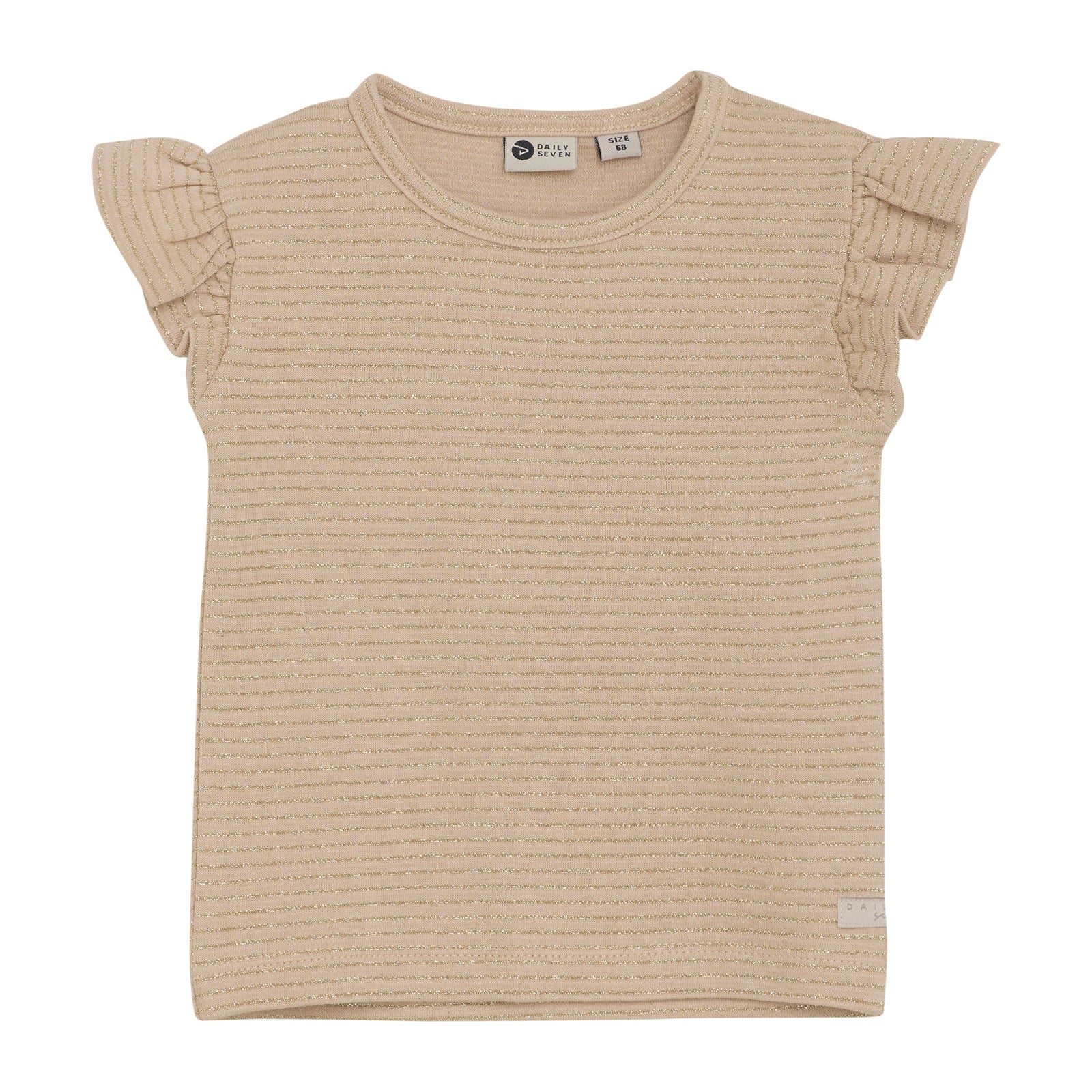 Daily7 Newborn T-shirt Glitter Striped