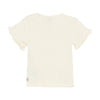 Meisjes T-shirt Print van Daily7 Newborn in de kleur Off White in maat 68.