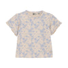 Meisjes T-shirt Small Flower van Daily7 Newborn in de kleur Sandshell in maat 68.