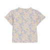 Meisjes T-shirt Small Flower van Daily7 Newborn in de kleur Sandshell in maat 68.