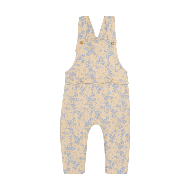 Meisjes Salopette Small Flower van Daily7 Newborn in de kleur Sandshell in maat 68.