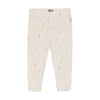 Meisjes Leggings Flower Print van Daily7 Newborn in de kleur Off White in maat 68.