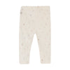 Meisjes Leggings Flower Print van Daily7 Newborn in de kleur Off White in maat 68.