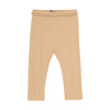 Meisjes Leggings Pointelle  van Daily7 Newborn in de kleur Latte Sand in maat 68.