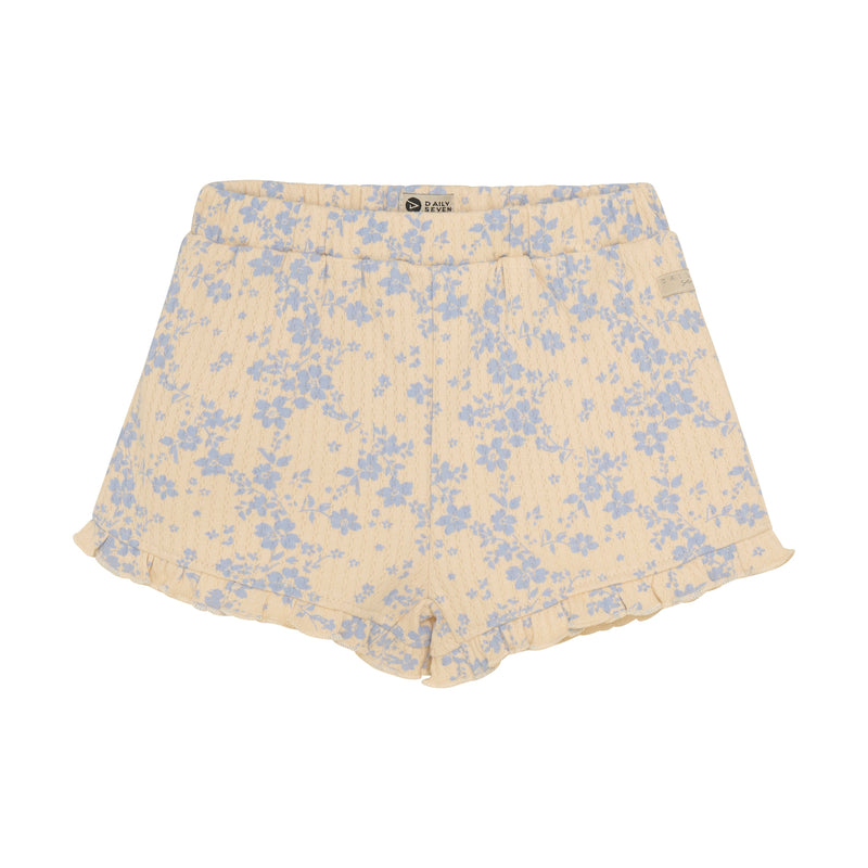Meisjes Shorts Small Flower van  in de kleur Sandshell in maat 68.