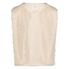 Meisjes Fake fur gilet - Daily Princess van Jubel in de kleur Offwhite in maat 128.