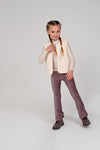 Meisjes Fake fur gilet - Daily Princess van Jubel in de kleur Offwhite in maat 128.