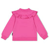 Meisjes Sweater ruches - Dream About Summer van Jubel in de kleur Roze in maat 128.