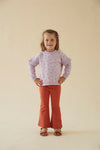 Jubel Flared broek rib - Sunny Side Up
