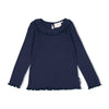 Meisjes Longsleeve rib - Dream About Summer van Jubel in de kleur Marine in maat 128.