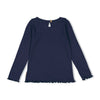Meisjes Longsleeve rib - Dream About Summer van Jubel in de kleur Marine in maat 128.