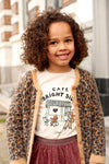 Meisjes Longsleeve - City Chic van Jubel in de kleur Offwhite in maat 128.