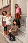 Meisjes Longsleeve - City Chic van Jubel in de kleur Offwhite in maat 128.