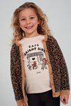 Meisjes Longsleeve - City Chic van Jubel in de kleur Offwhite in maat 128.
