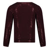 Meisjes Longsleeve pailetten - Daily Princess van Jubel in de kleur Bordeaux in maat 128.
