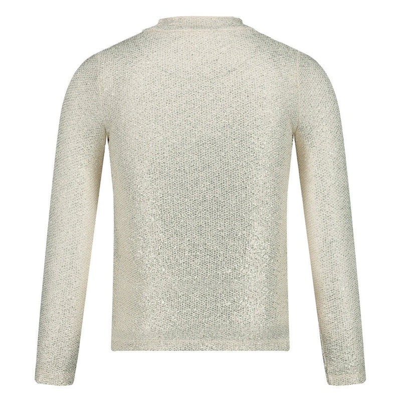 Meisjes Longsleeve crinkle - Daily Princess van Jubel in de kleur Offwhite in maat 128.