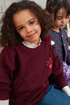 Meisjes Longsleeve crinkle - Daily Princess van Jubel in de kleur Offwhite in maat 128.