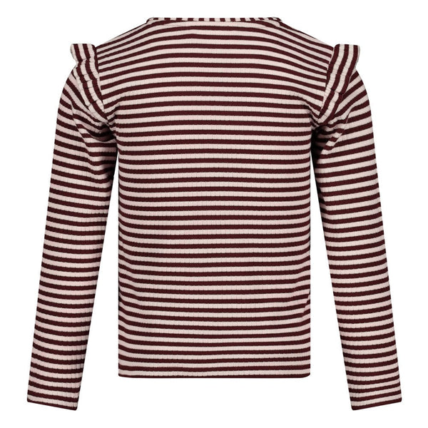 Jubel Longsleeve rib met streep - Daily Princess