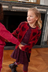 Meisjes Sweater - Daily Princess van Jubel in de kleur Cerise in maat 128.