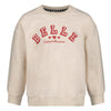 Meisjes Sweater relaxed fit - Daily Princess van Jubel in de kleur Offwhite melange in maat 128.