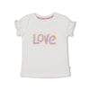 Meisjes T-shirt - Sunny Side Up van Jubel in de kleur Wit in maat 128.