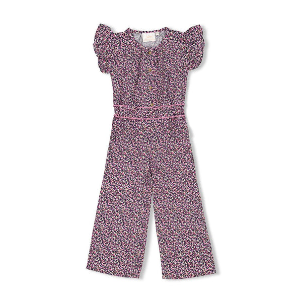 Meisjes Jumpsuit AOP - Dream About Summer van Jubel in de kleur Marine in maat 128.