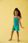 Meisjes Jumpsuit kort - Berry Nice van Jubel in de kleur Groen in maat 128.