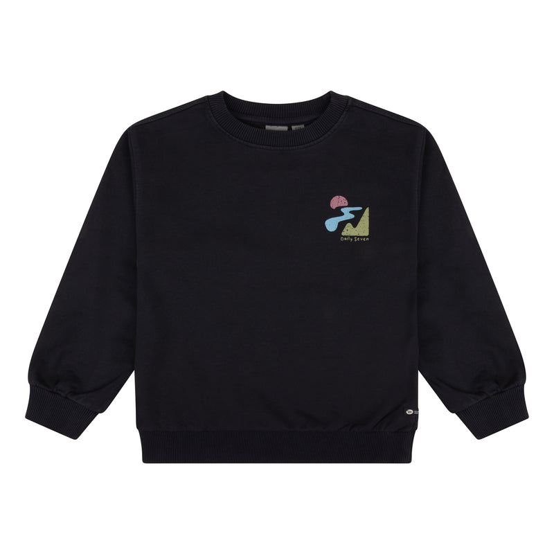 Daily7 Sweater Oversized Backprint