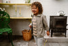 Jongens Twill Jacket  van Daily7 in de kleur Desert Olive in maat 128.