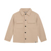 Jongens Shirt Jacket Structure van Daily7 in de kleur Latte Sand in maat 128.