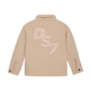Jongens Shirt Jacket Structure van Daily7 in de kleur Latte Sand in maat 128.