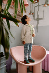 Jongens Shirt Jacket Structure van Daily7 in de kleur Latte Sand in maat 128.