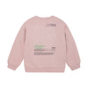 Jongens Sweater Oversized Backprint van Daily7 in de kleur Pale Mauve in maat 128.