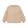Jongens Sweater Oversized Print van Daily7 in de kleur Latte Sand in maat 128.