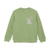 Jongens Sweater Textprint van Daily7 in de kleur Tendril in maat 128.