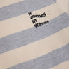 Jongens T-shirt LS Big Stripe van Daily7 in de kleur Medium Grey Melange in maat 128.