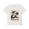 Jongens T-shirt Print van Daily7 in de kleur Cloud in maat 128.