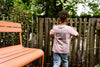 Jongens T-shirt Print van Daily7 in de kleur Pale Mauve in maat 128.
