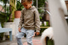 Jongens 2600 Straight Worker Fit Jeans van Daily7 in de kleur Light Denim Blue in maat 128.