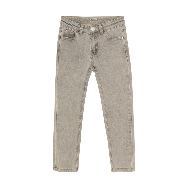Jongens 2700 Skinny Fit Jeans van Daily7 in de kleur Light Grey Denim in maat 128.