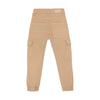 Jongens Cargo Twill Pants van Daily7 in de kleur Latte Sand in maat 128.